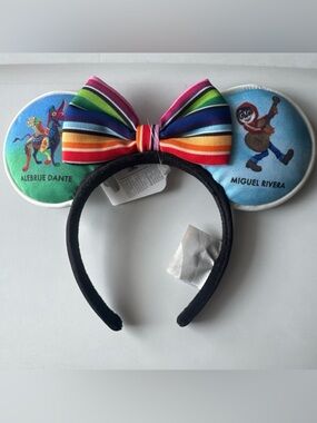 Disney Parks Coco Miguel Alebrije Dante Minnie Mouse Ears Headband NWT